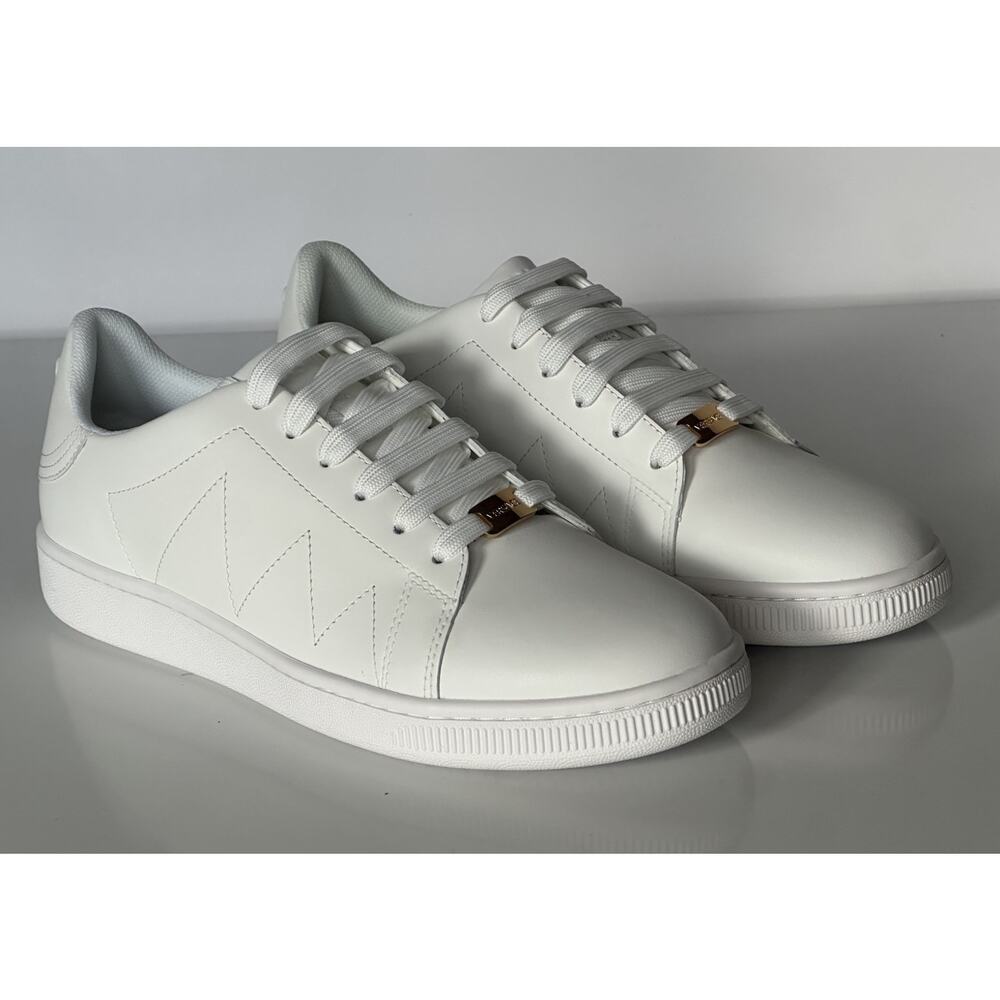Versace Medusa Men's White Leather Sneakers 10 US (43 Euro) 1016936 NIB